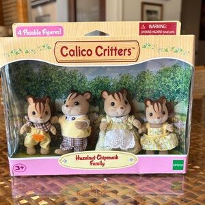 Calico Critters Hazelnut Chipmunk Family Set